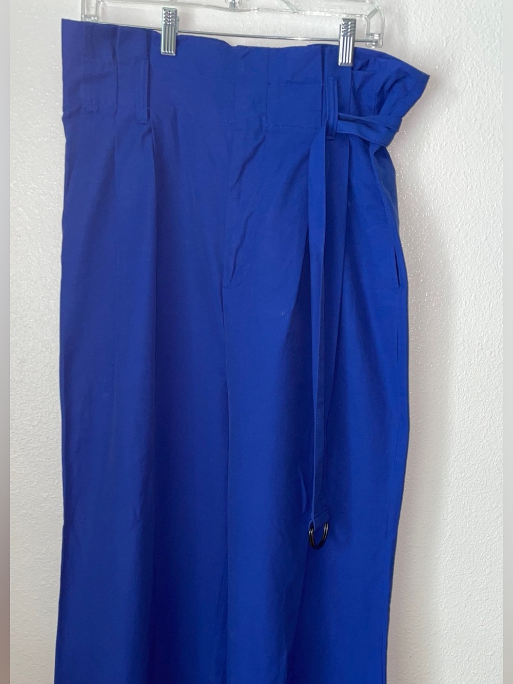 Banana Republic Cobalt Blue Wide-Leg Pants